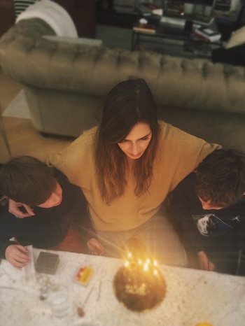 Sara Carbonero y sus hijos