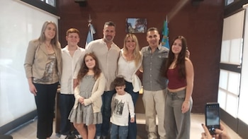 Chula y Hugo junto a