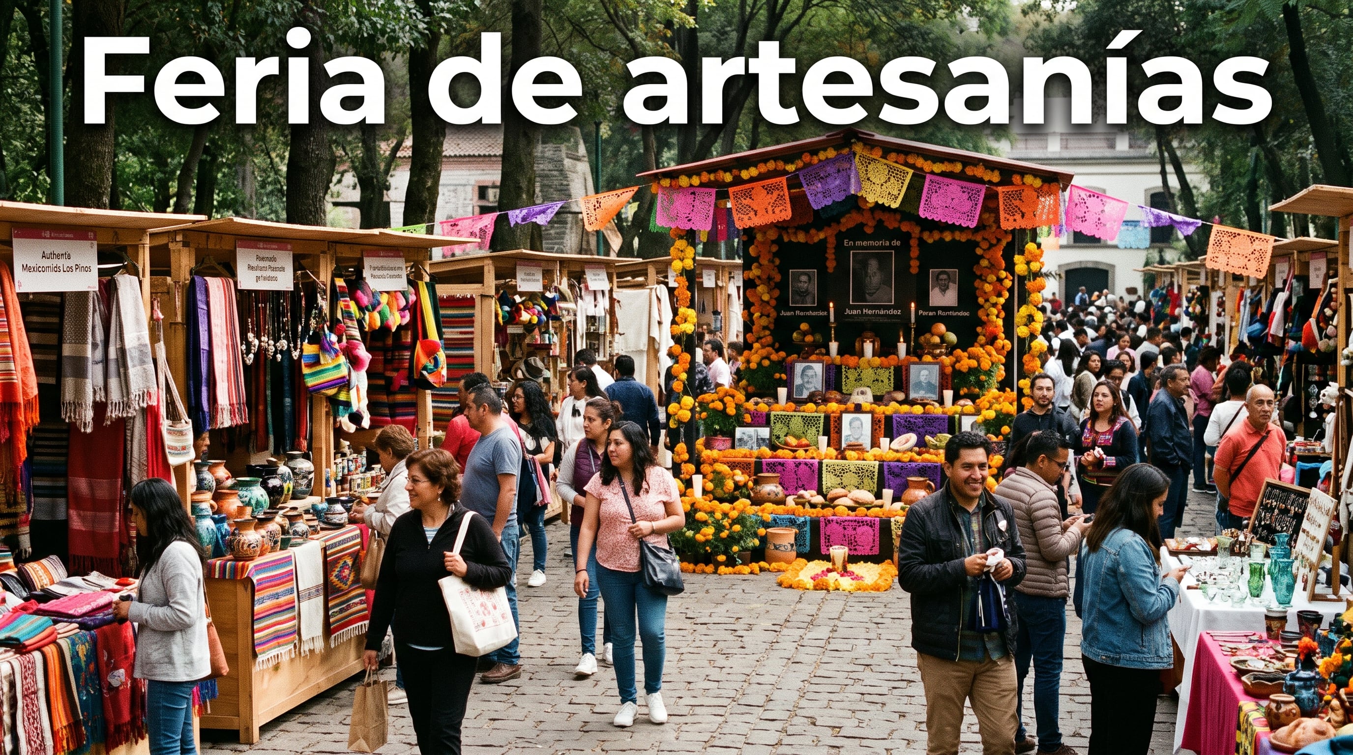 La memoria de las artesanas y los artesanos mexicanos será el eje de la ofrenda de Día de Muertos que llegará a Los Pinos. (Imagen Ilustrativa Infobae)
