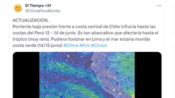 Pontente sistema baja presión frente