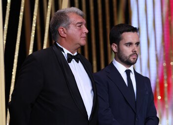 Joan Laporta y Jonatan Giráldez
