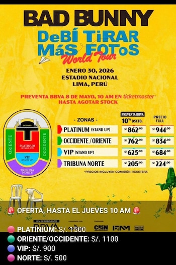 Reventa de entradas para el