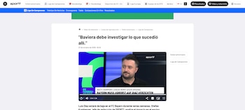 El periodista Stefan Kumberger cuestionó las decisiones del cuerpo técnico y exigió una revisión interna en el Bayern Múnich-crédito Sport1.de