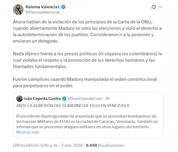 Paloma Valencia le respondió a