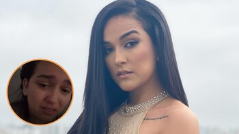 Daniela Darcourt y su reacción