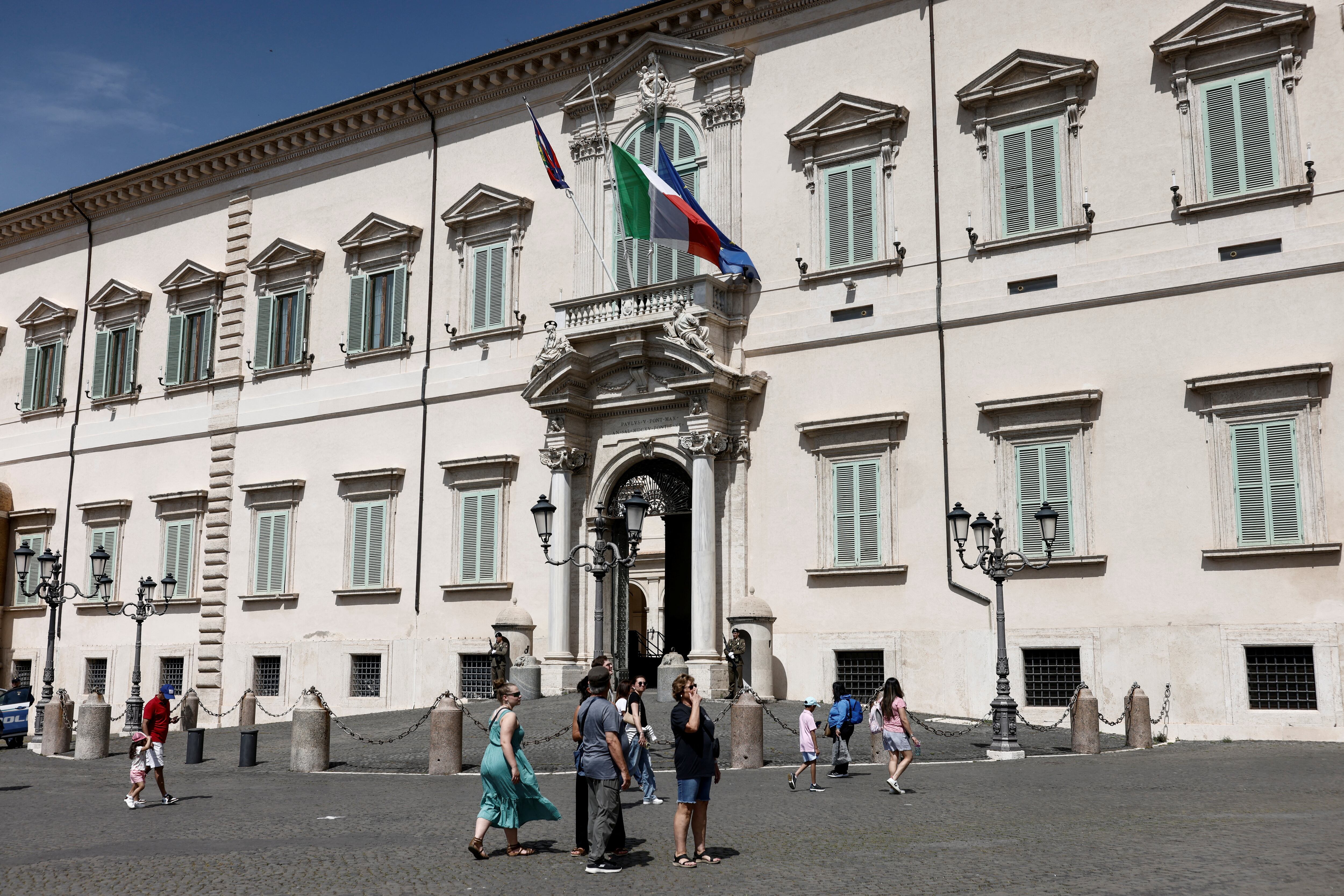 El Palacio del Quirinal —sede de la Presidencia de Italia— en Roma. (REUTERS/Matteo Minnella)