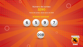 Premio mayor y serie del sorteo del miércoles 18 de marzo de 2026. (Infobae)