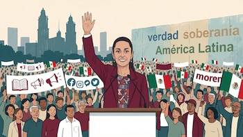 Ariadna Montiel afirma que Claudia Sheinbaum es un referente para la izquierda a nivel internacional ante los ataques de ultraderecha