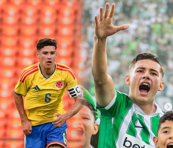 Simón Rojas se desempeña como mediocampista y hace parte de los procesos juveniles de la Selección Colombia y Atlético Nacional - crédito @simonrojas1014/ Instagram