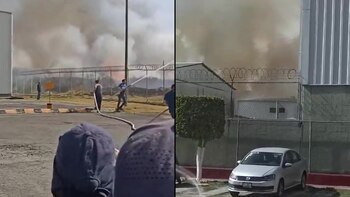 Se registra incendio en una