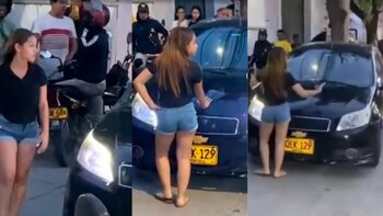 Una adolescente desató una escena