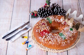 Roscón de Reyes. (Adobe Stock)