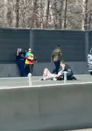 Un choque en la Interestatal