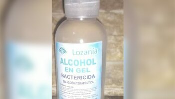 "Lozanía", el alcohol en gel