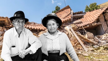 Sismo en Junín: pareja de adultos mayores murió junta hasta el último momento tras colapsar su vivienda por la fuerza del temblo // Murieron abrazados: pareja de adultos mayores perdió la vida tras el colapso de su humilde vivienda durante el sismo en Junín