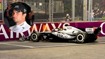 Checo Pérez se impacta contra el muro en el GP de Singapur 2026 y explica la causa de su accidente