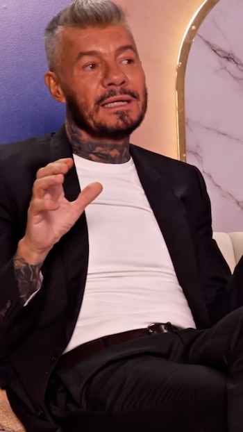 Marcelo Tinelli en la charla