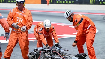 La falla técnica detrás del terrible accidente de Álex Márquez en el MotoGP
