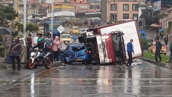 Grave accidente en el centro