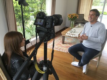 Franco Mercurili en entrevista con