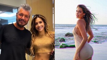 Marcelo Tinelli y Milett Figueroa