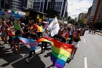 Marcha en Caracas contra la