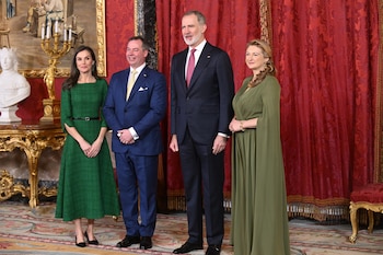 La reina Letizia y Stéphanie