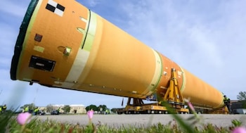 La ambición de la NASA es establecer una base humana permanente en la Luna y operar lanzamientos frecuentes hacia el espacio profundo en esta década (NASA)
