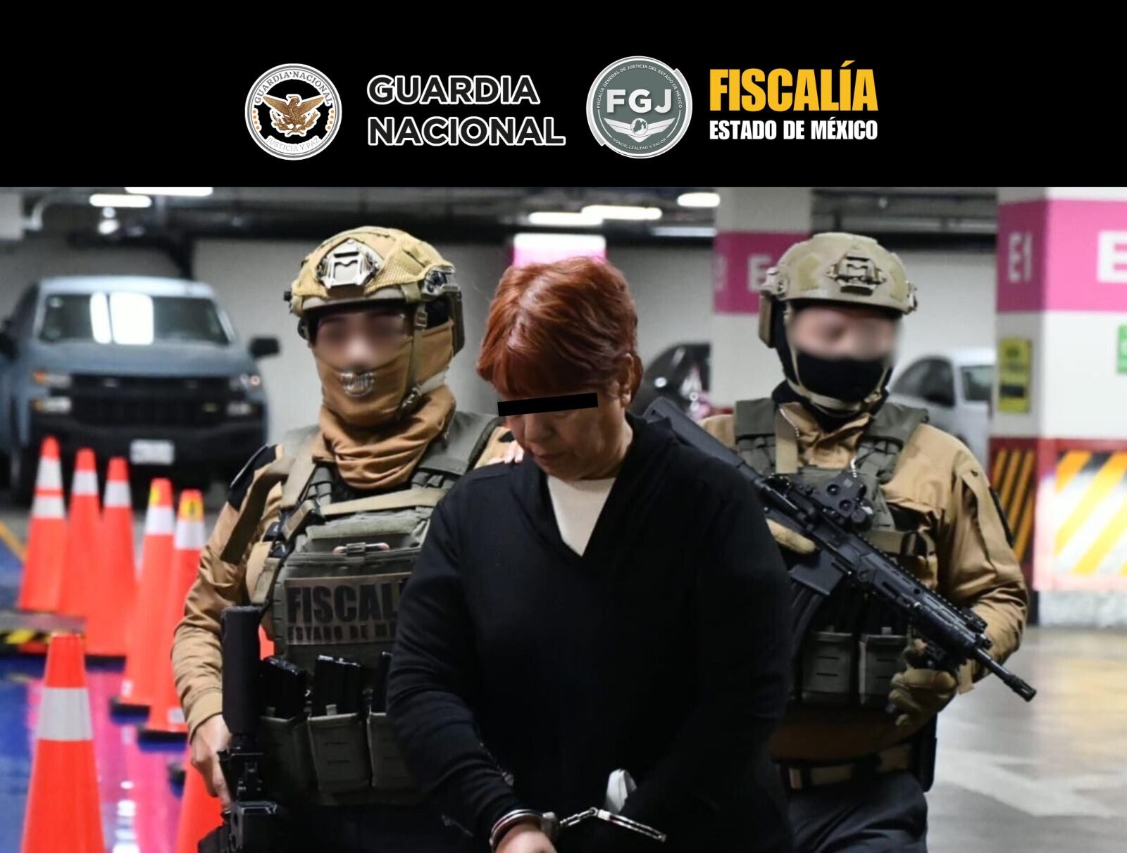 La mujer capturada junto con José Luis