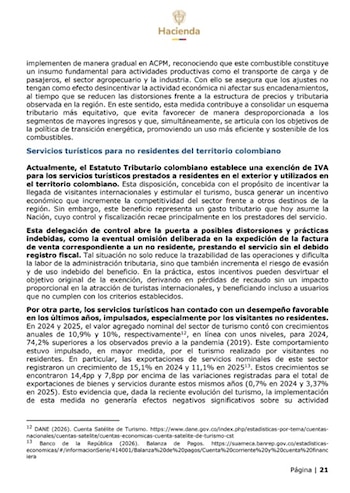 El Ministerio de Hacienda dice que el beneficio representa un gasto tributario que hoy asume la Nación - crédito Minsiterio de Hacienda