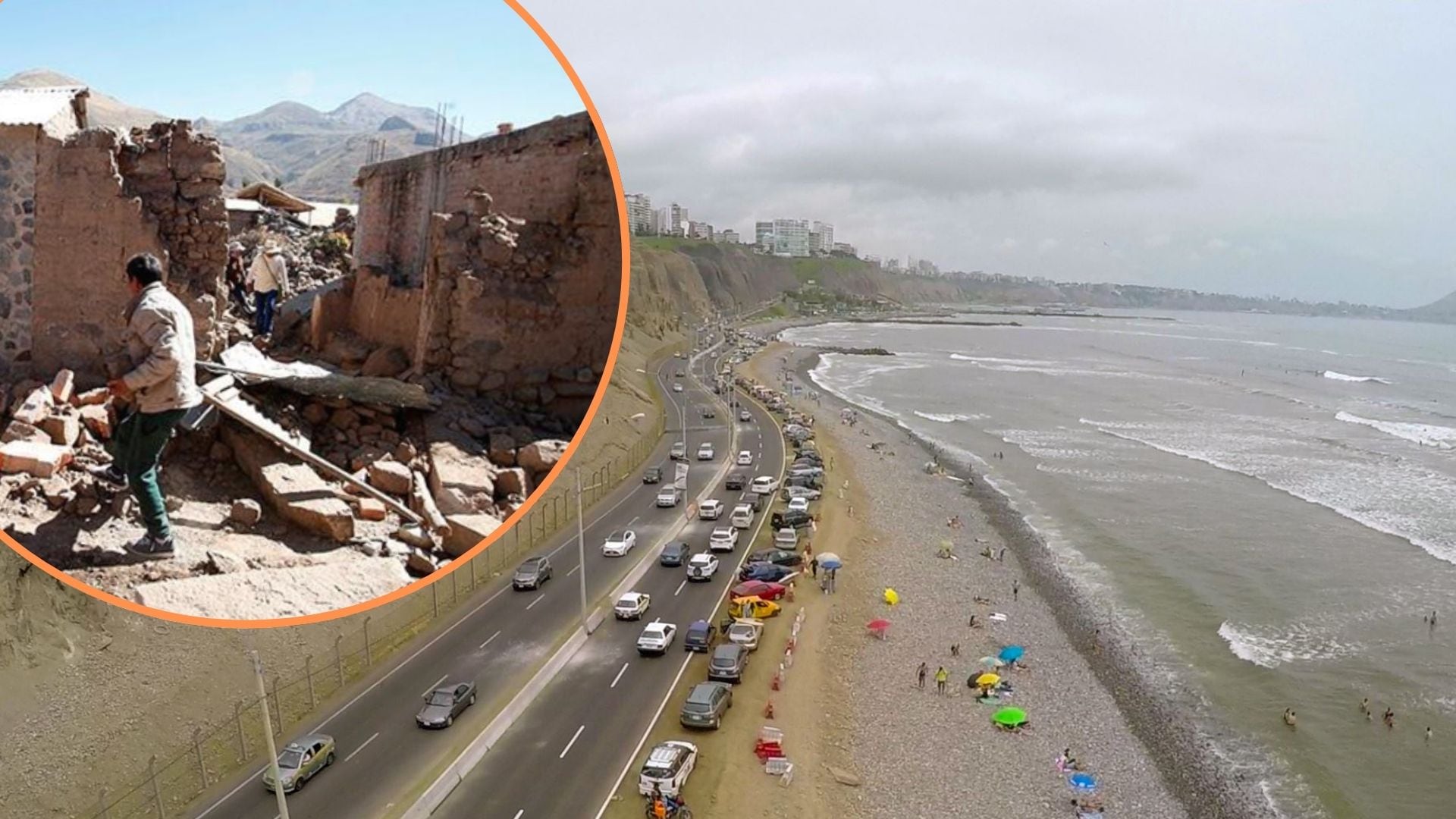 Las costas del Perú podrían verse afectadas seriamente, luego de la ocurrencia de un sismo de gran magnitud, de acuerdo a lo informado por el IGP. (Imágenes: Andina / EFE)