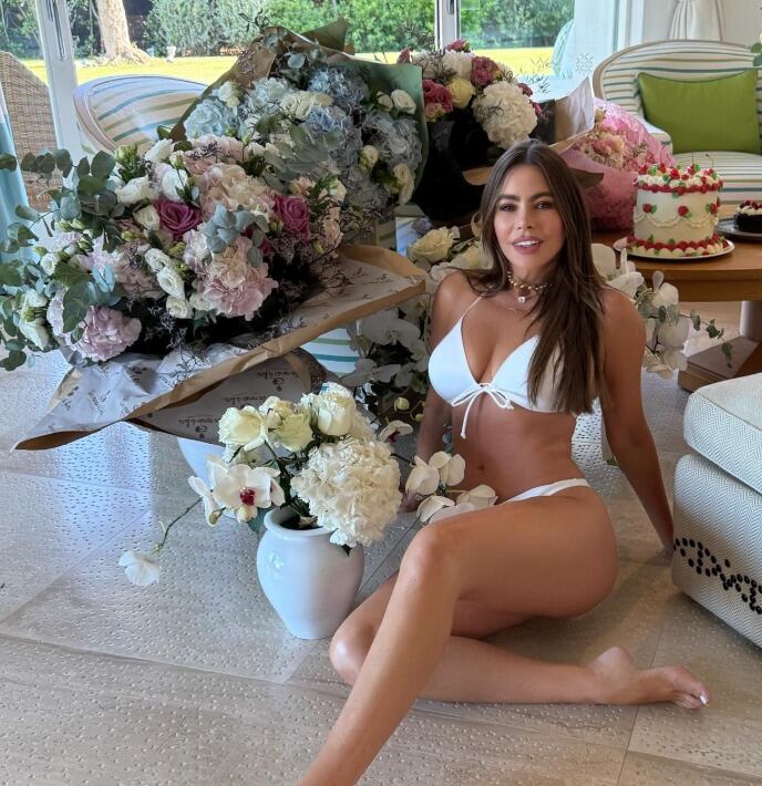 Sofía Vergara celebró sus 53 años con sexy foto en traje de baño - crédito @sofiavergara/IG