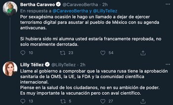 Téllez recalcó que ella anteriormente