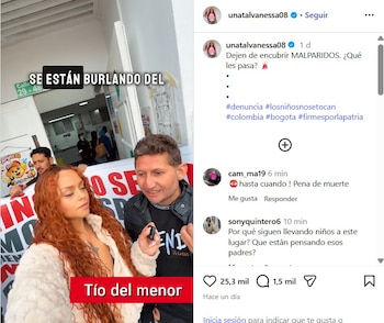El tío del niño y la activista señalaron que se cumplió más de una semana del caso y aún no se han dejado ver las cámaras de seguridad por parte del jardín, ni tampoco se sabe la identidad del presunto abusador - crédito @unatalvanessa08/IG