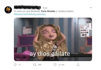 Meme MasterChef Celebrity Colombia 2021.