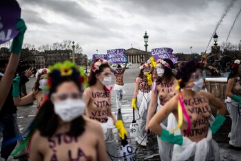 Activistas de Femen se manifiestan
