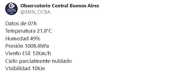 La información climática a las