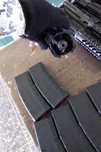 Aseguraron partes de armas en