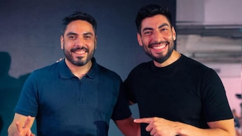Facundo Moyano y su hermano Hugo Antonio