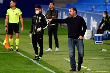El entrenador del Valladolid, Sergio
