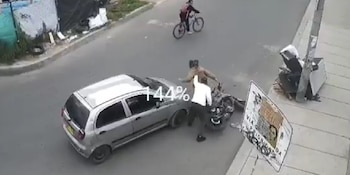 El atacante descendió de un