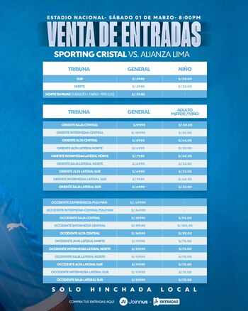 Precios de entradas para Sporting