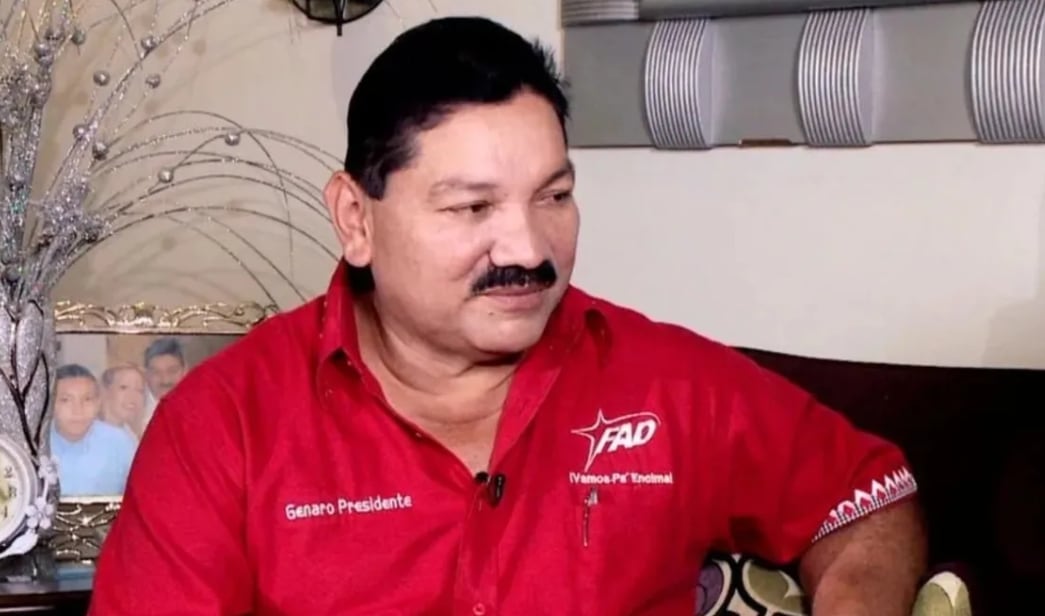 El dirigente sindical, Genaro López, quien fue candidato presidencial en las elecciones generales del 2014, ya había sido detenido en mayo de 2025. (Telemetro)