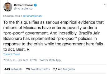 Así contestó Richard Ensor, jefe