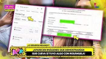 Christian Cueva y Rosángela Espinoza