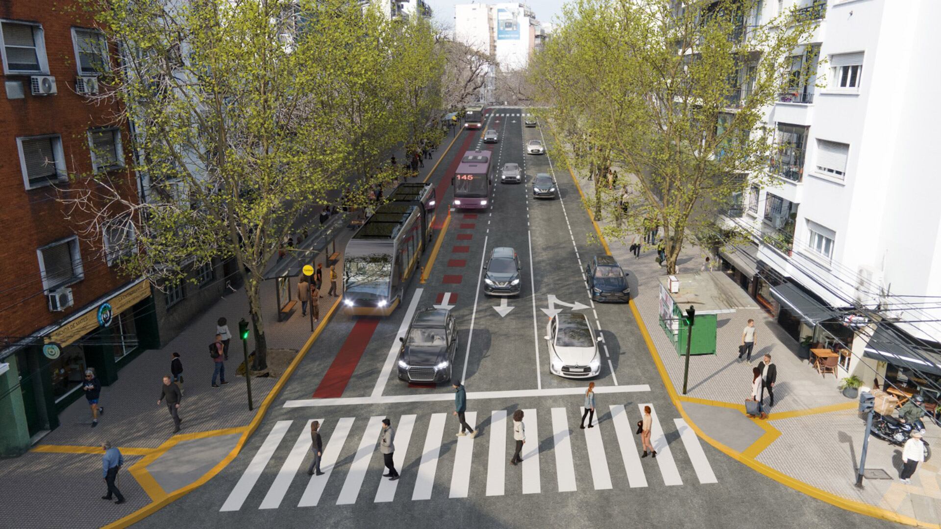 Para su óptimo funcionamiento, se construirán 71 paradores, de los cuales 11 serán icónicos y estarán ubicados en centros neurálgicos (Prensa CABA)