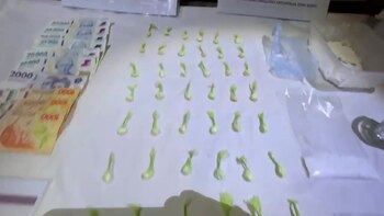 Las dósis de drigas incautadas