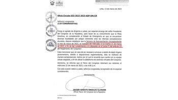 Documento que confirma el inicio