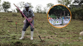 Campesinos en Honduras protestan frente al Congreso y exigen derogar la Ley de Protección Agroindustrial