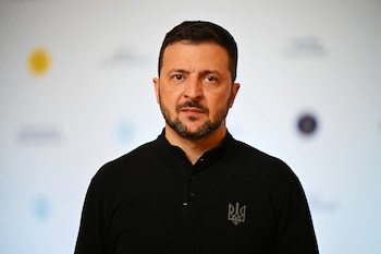 El presidente de Ucrania, Volodimir